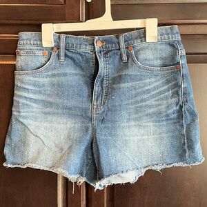 Madewell Light Blue Jean Shorts
